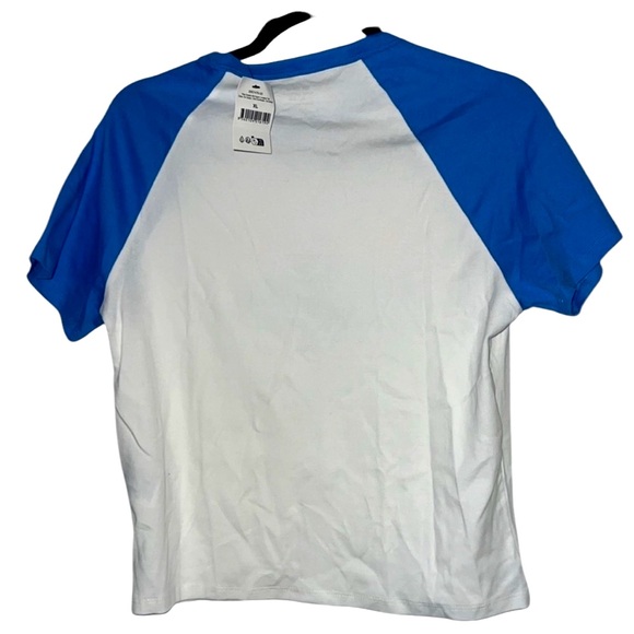 Cotton On Ski Slopes Graphic Crop Top XL Blue White NWT - Picture 5 of 6